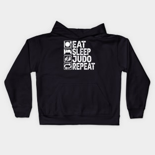 Eat Sleep Judo Repeat Kids Hoodie